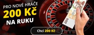 Casina s vkladem od 200 kč